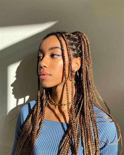 cute hairstyles for box braids|25 Ways to Style Box Braids